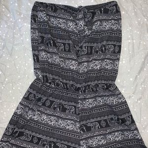 Strapless printed romper✨